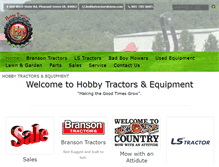 Tablet Screenshot of hobbytractors.com